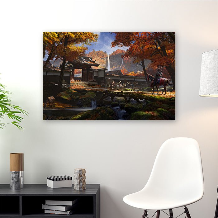 Fallen leaves, hidden blade - Assassin's Creed art - Fine Art Print